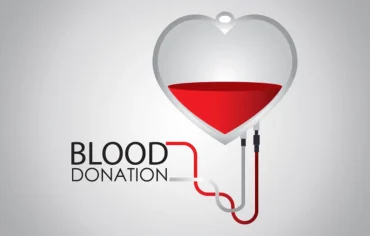 Organized blood donation camp